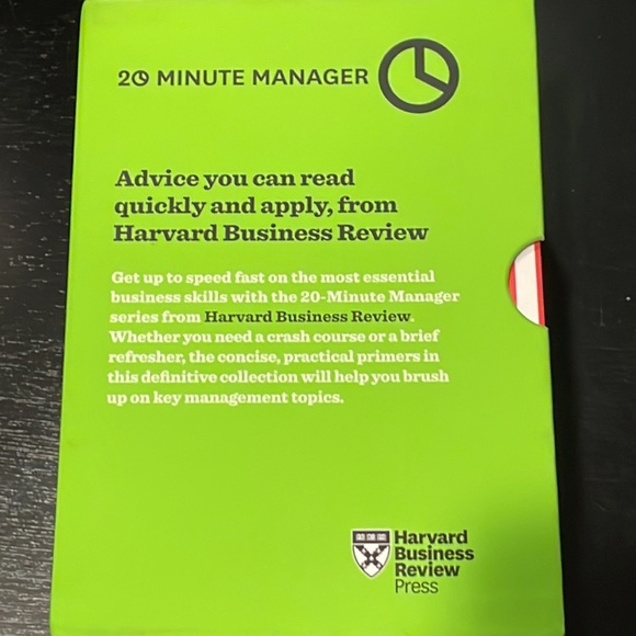 NIP📚Harvard Business Review 📚 HBR 20-Minute Manager Boxed Set (10 Books)… - Picture 2 of 6
